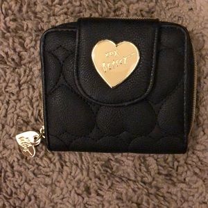 Betsey Johnson Black Wallet